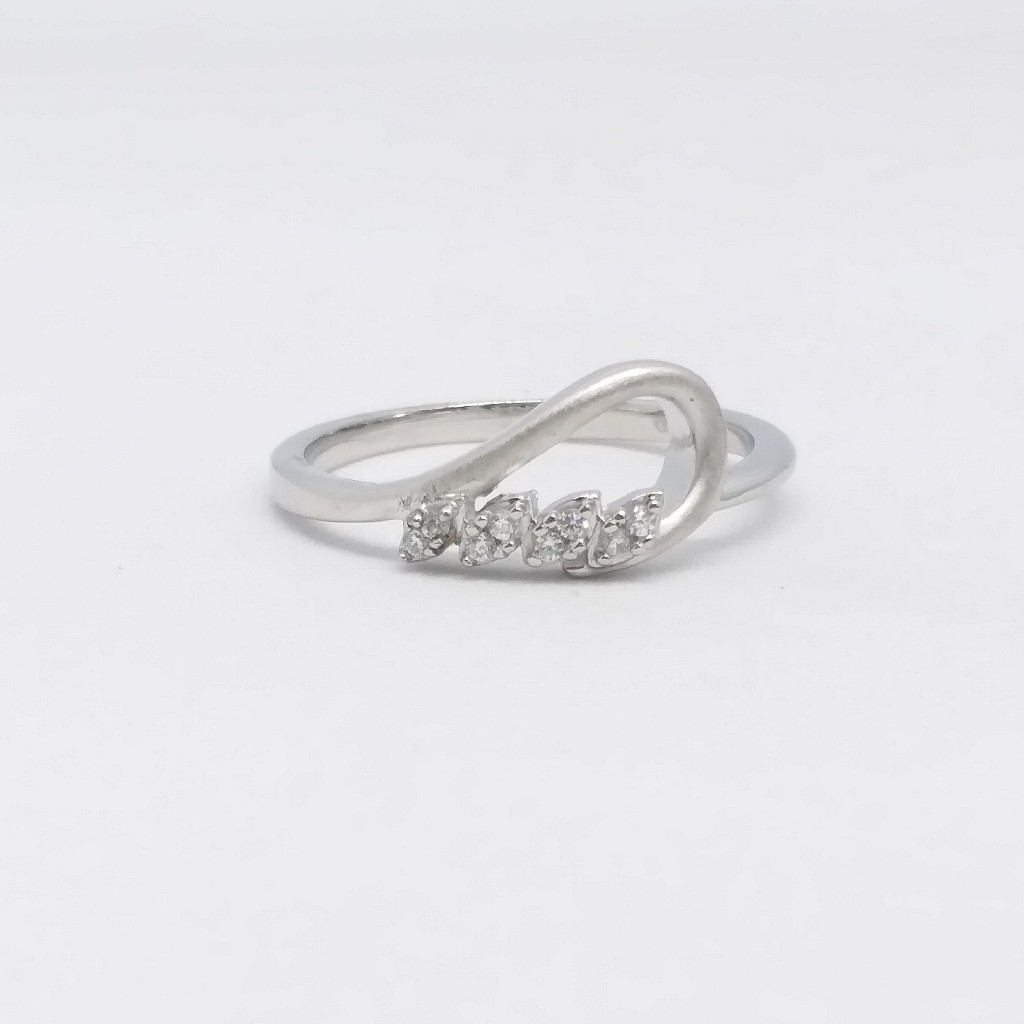 925 Sterling silver fancy met finished ladies ring