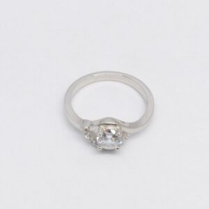 925 Sterling silver Diamond ladies party wear ring