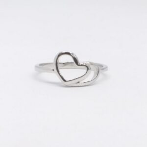 925 Sterling silver plain ladies Ring