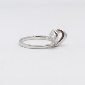 925 sterling silver plain ladies ring