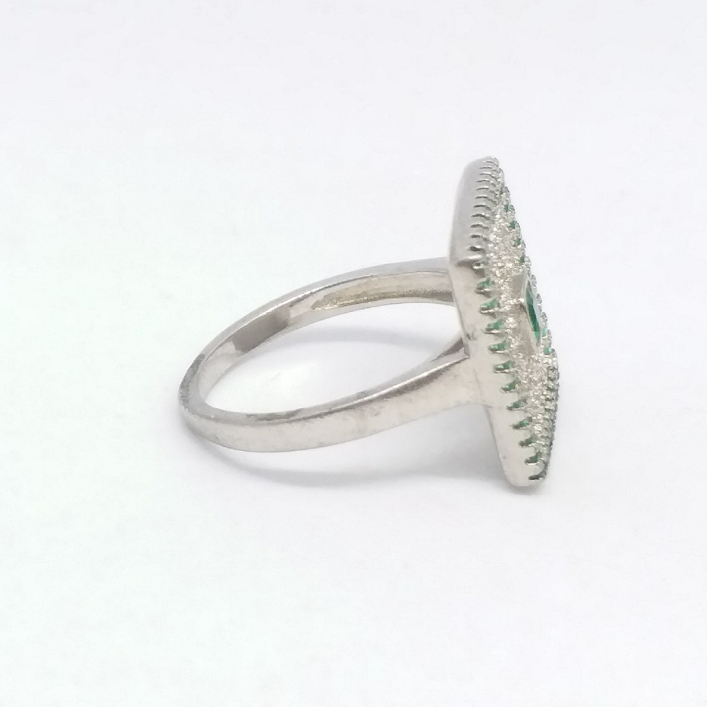 925 Sterling silver Diamond ladies party wear ring