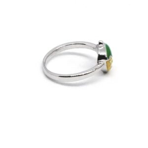 925 sterling silver strawberry shape kid's ring