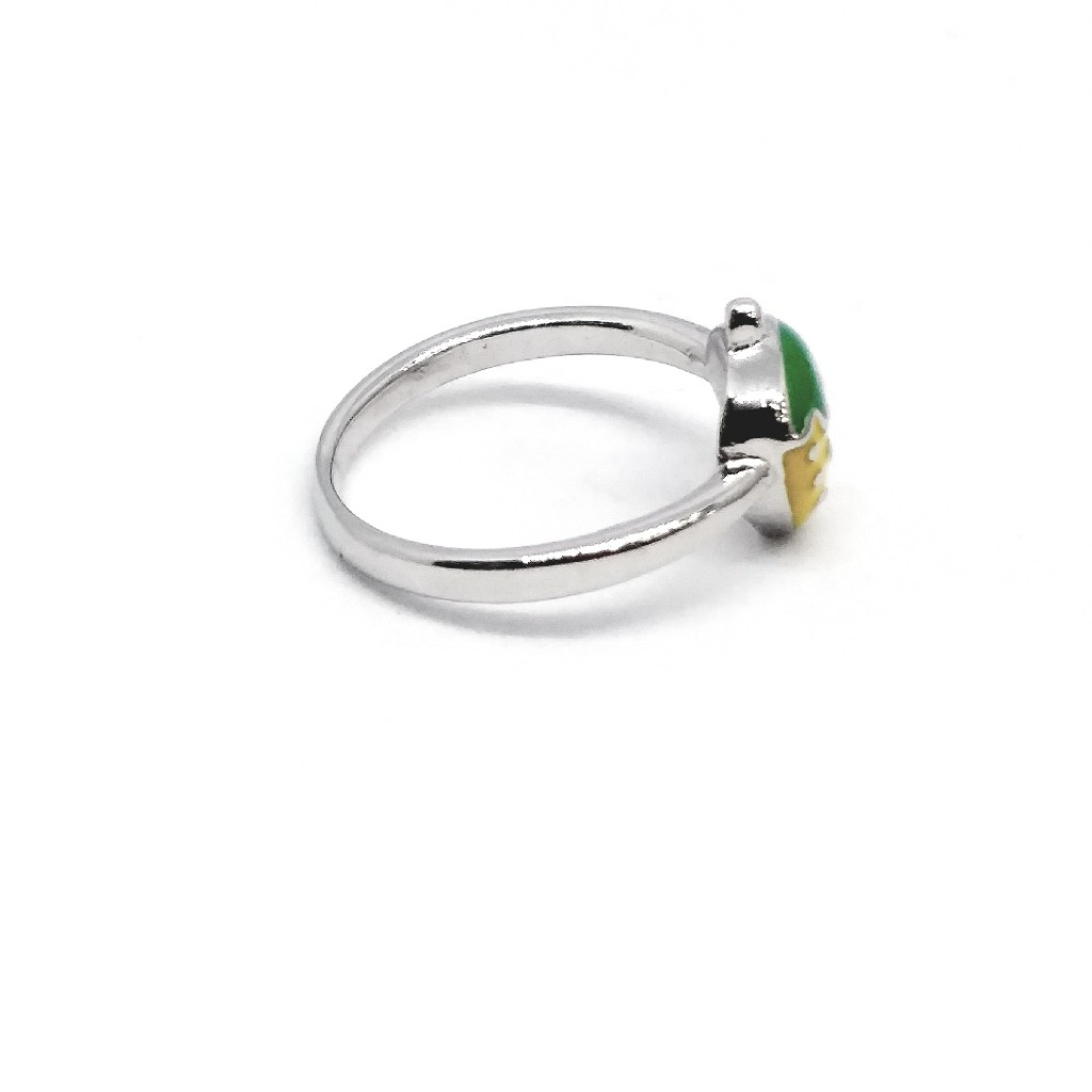 925 sterling silver strawberry shape kid's ring - Image 3