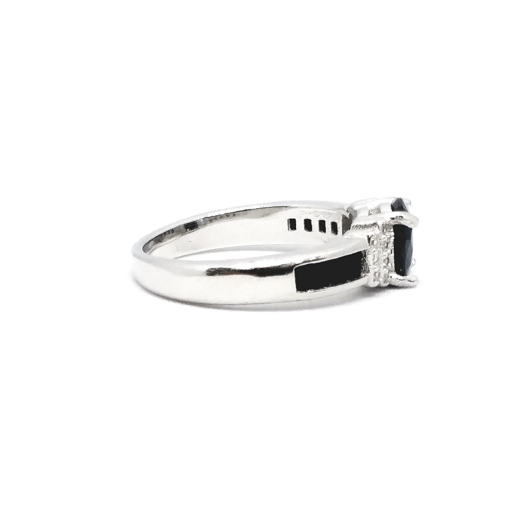 925 Sterling silver black Daimond Fancy Ring - Image 3