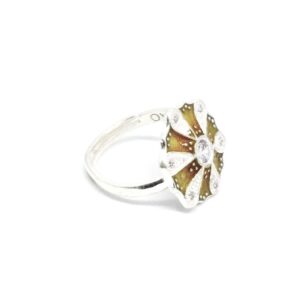 925 Sterling silver Diamond ladies party wear ring
