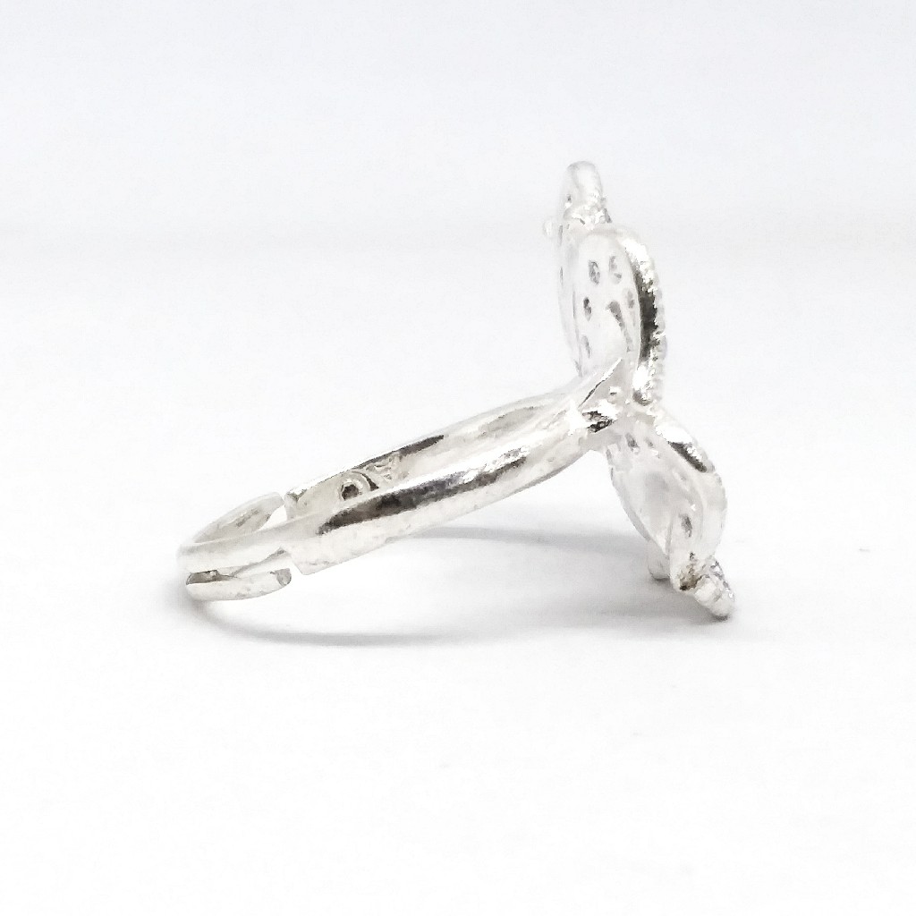 925 Sterling silver party wear ladies fancy Ring - Image 3