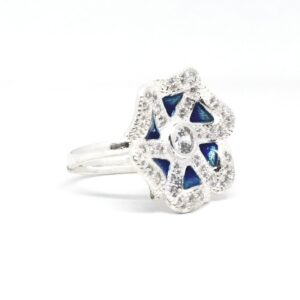 925 Sterling silver party wear ladies fancy Ring