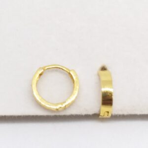 18 kt 750 gold plain casting bali