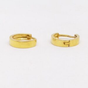 18 kt 750 gold plain casting bali