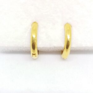 18 kt 750 gold plain casting bali