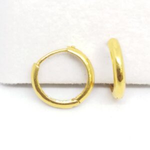 18 kt 750 gold plain casting bali