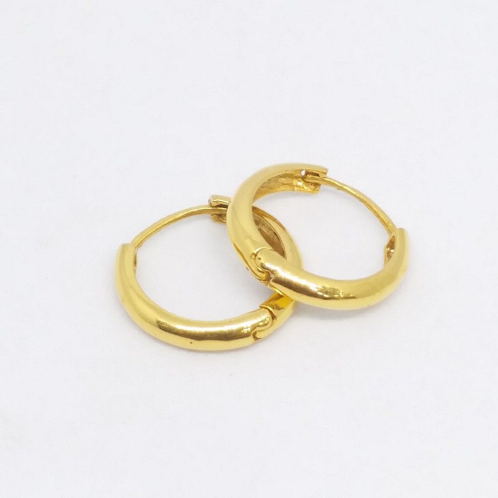 18 kt 750 gold plain casting bali