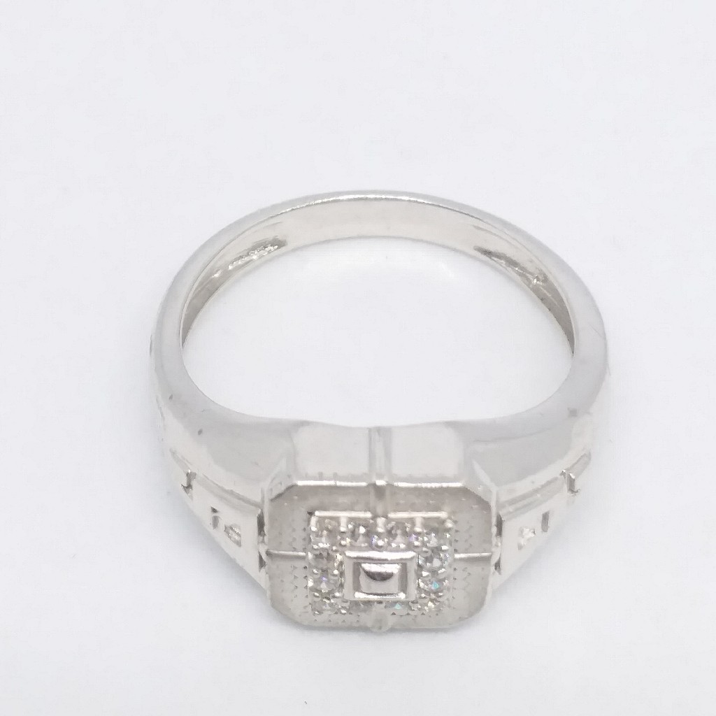 925 Sterling silver Diamond fancy Gents Ring - Image 3