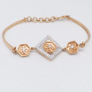 18 KT 750 Rose Gold loose Ladies bracelet