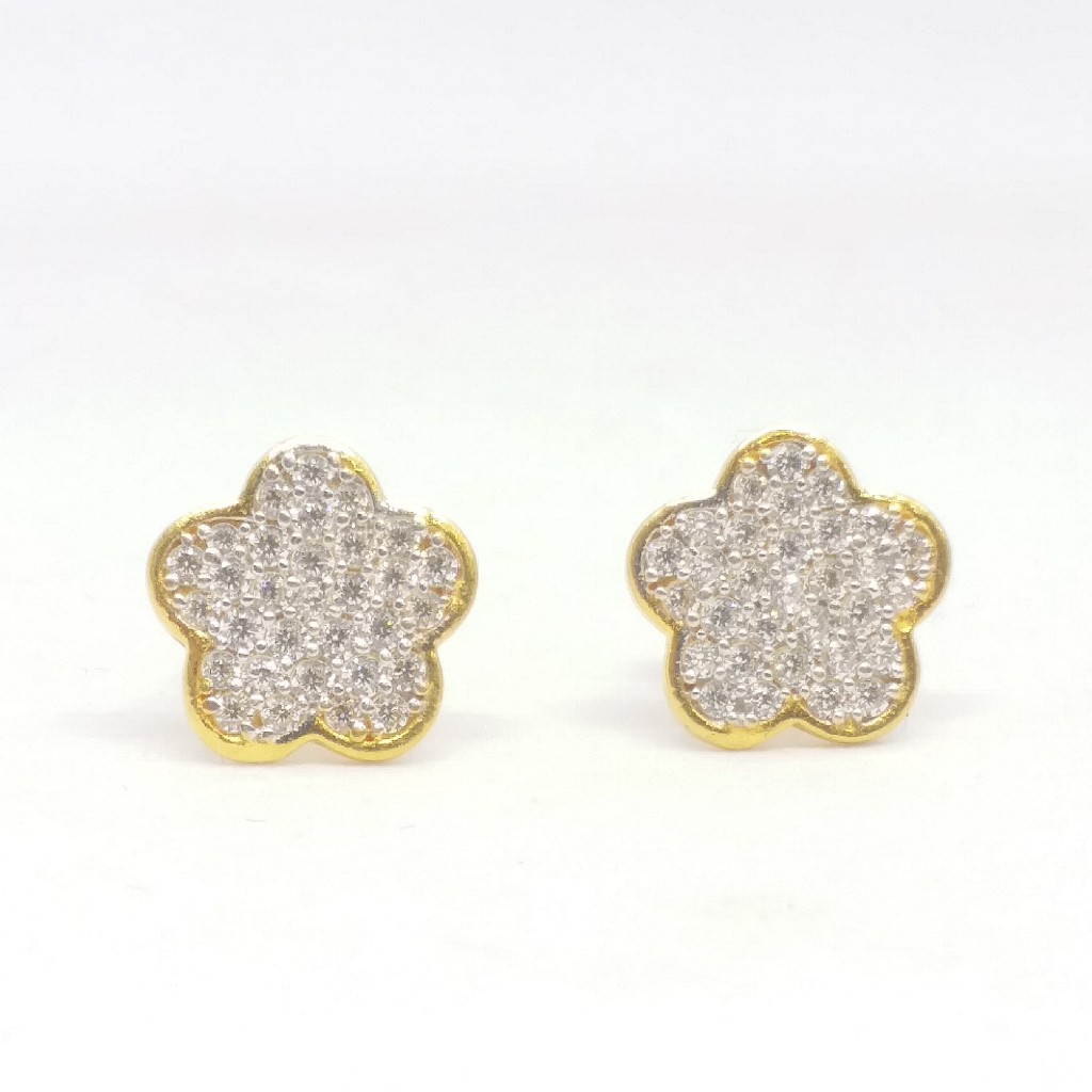 22 KT 916 Gold Diamond Round Fancy top
