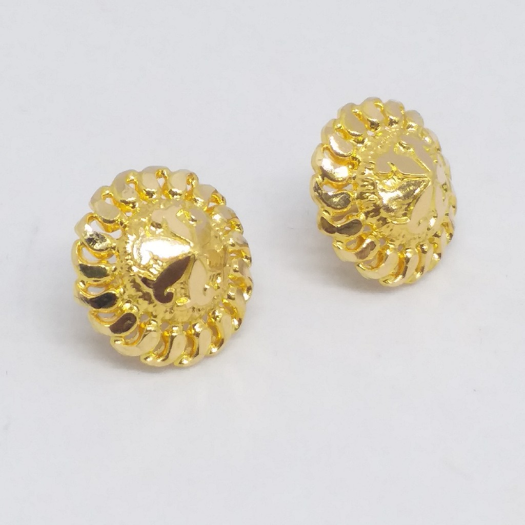 22 KT 916 Gold Plain tops - Image 3