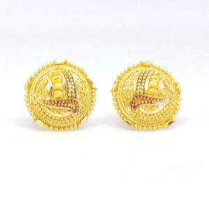 22 KT 916 Gold Culcutti Round tops