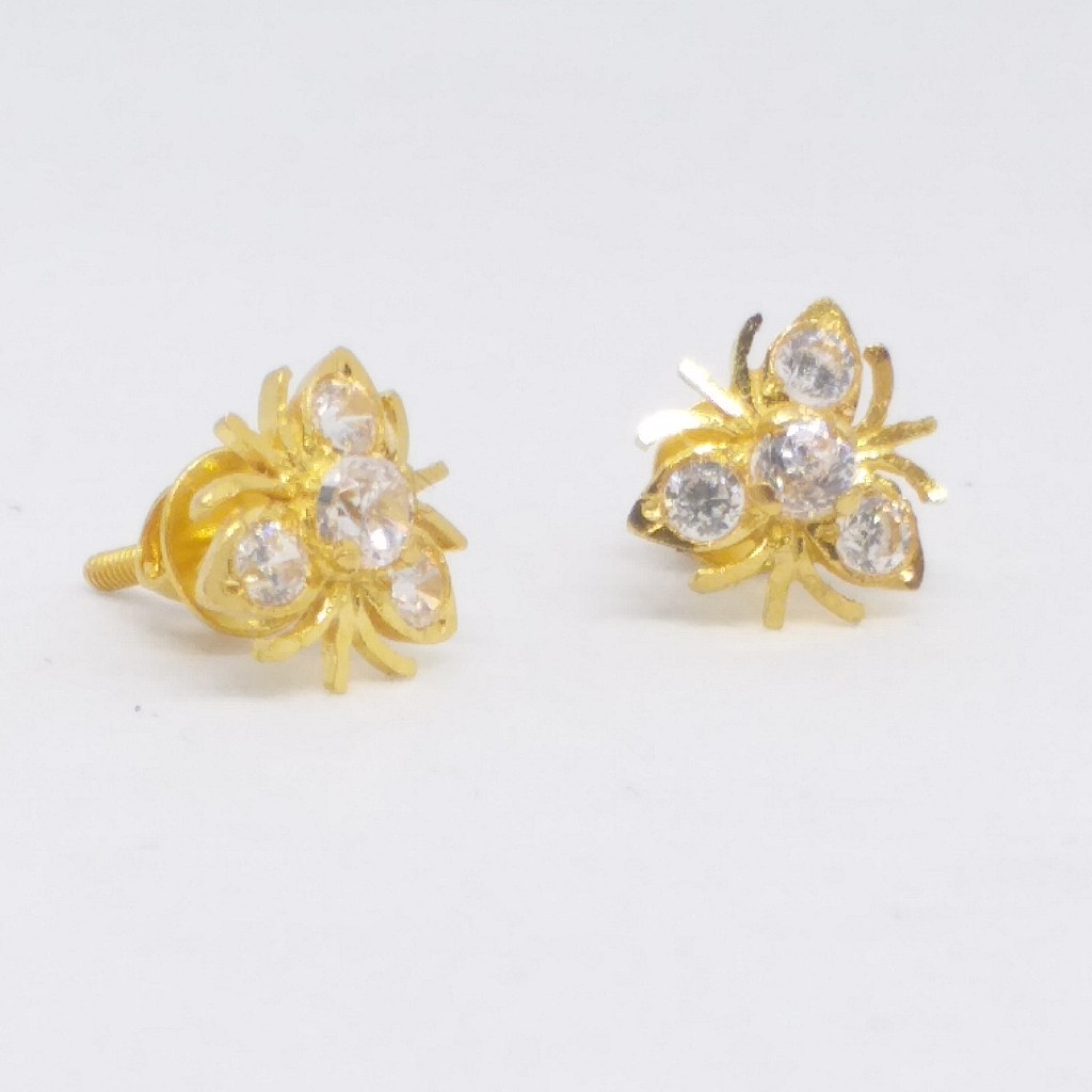 18 KT 750 Daimond tops fancy - Image 3