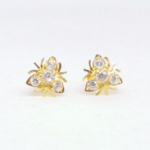 18 KT 750 Daimond tops fancy