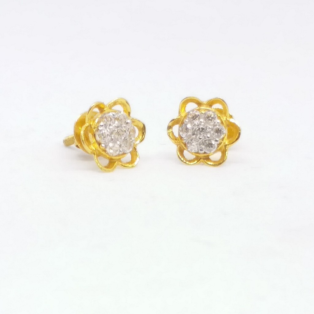 22 KT 916 Round Daimond Flowers shape nice top - Image 3