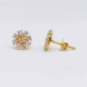 18 KT 750 Round Daimond tops