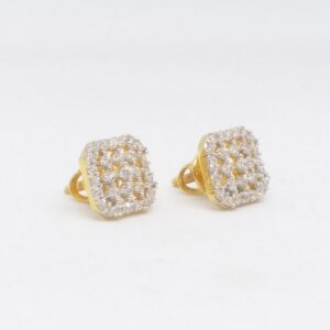 22 KT 916  square Daimond shape tops