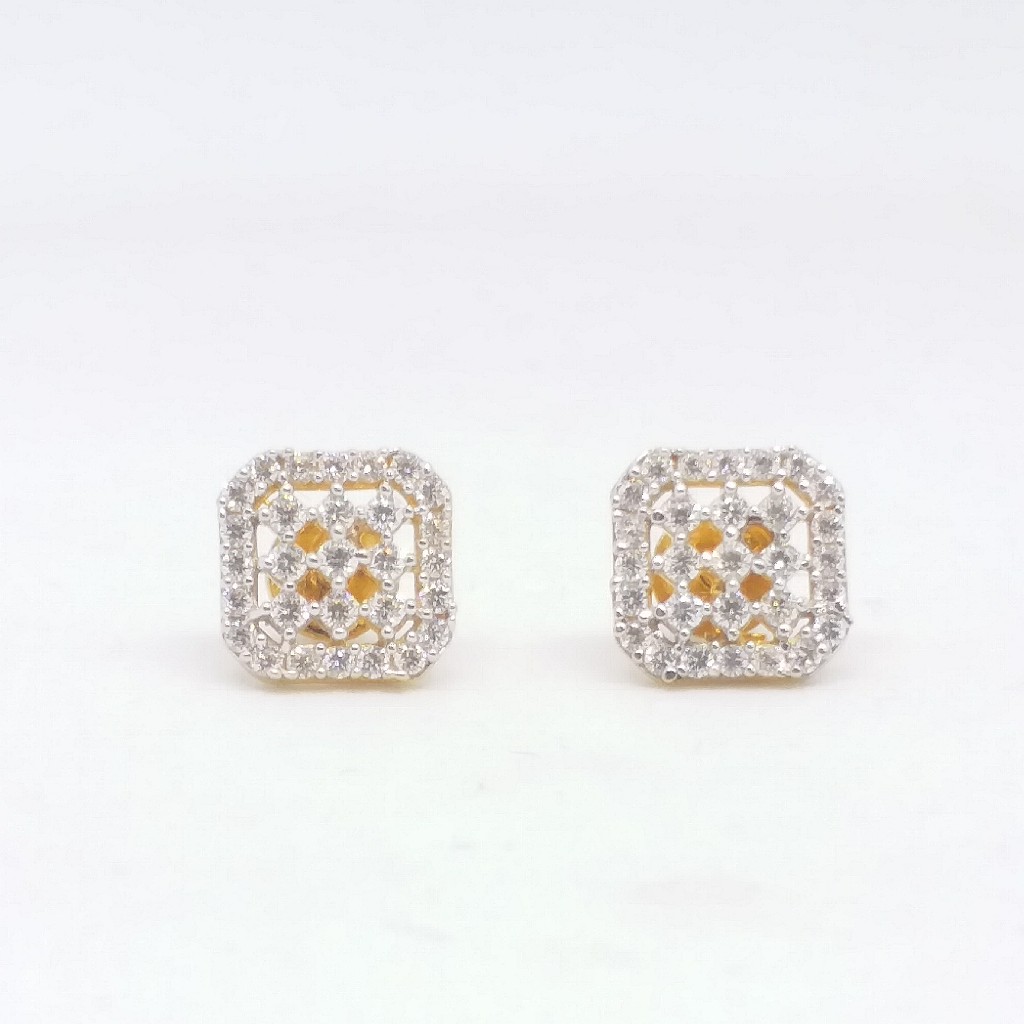 22 KT 916  square Daimond shape tops