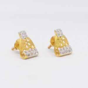 22 KT 916 hallmark  met finished Daimond fancy top