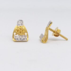 22 KT 916 hallmark  met finished Daimond fancy top