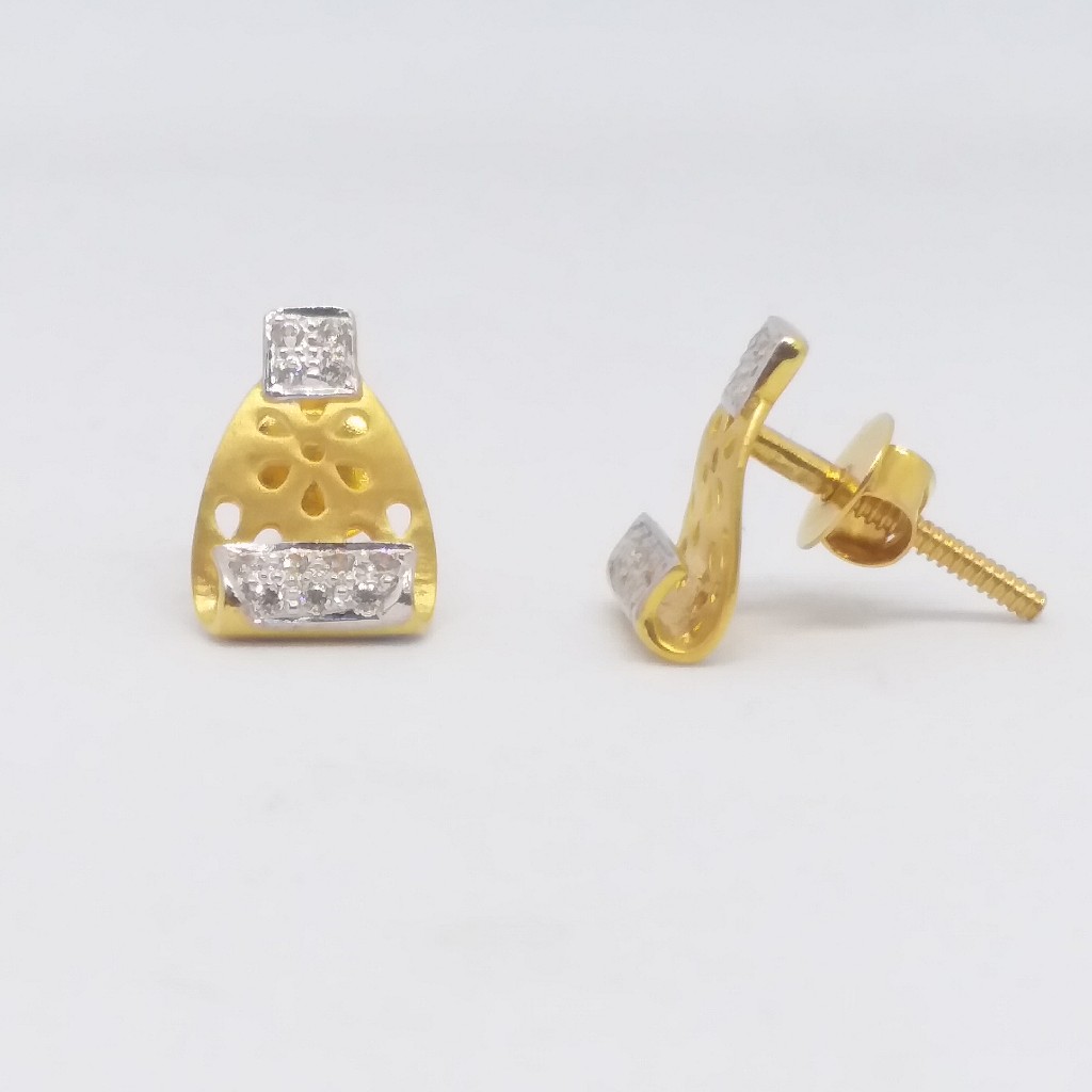 22 KT 916 hallmark met finished Daimond fancy top - Image 2
