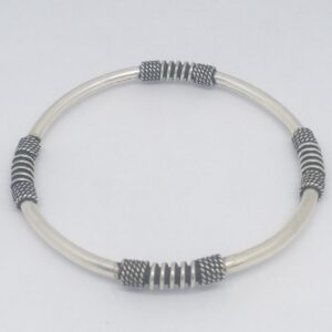 925 sterling silver antique oxidase ladies kada bracelet