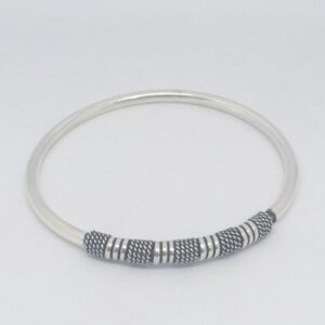 925 sterling silver antique oxidase ladies kada bracelet