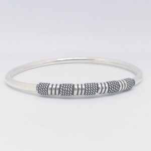 925 sterling silver antique oxidase ladies kada bracelet