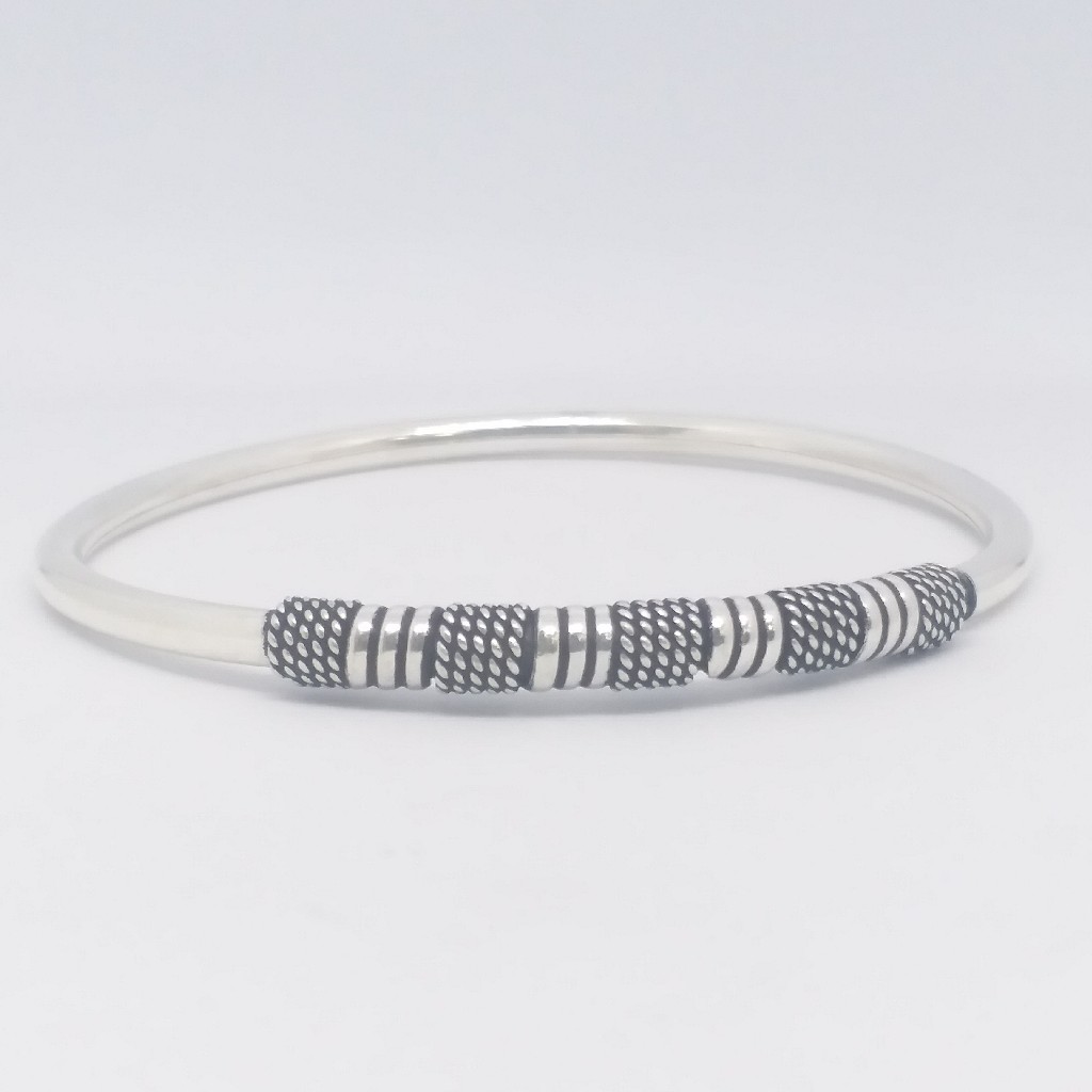 925 sterling silver antique oxidase ladies kada bracelet
