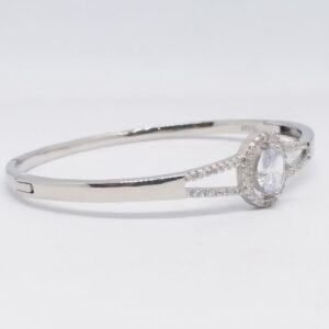 925 sterling silver diamond ladies bracelet