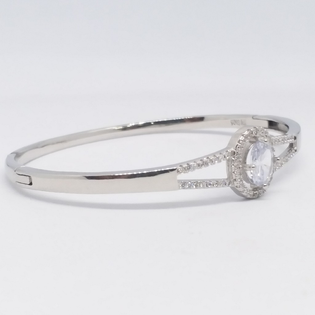 925 sterling silver diamond ladies bracelet - Image 3