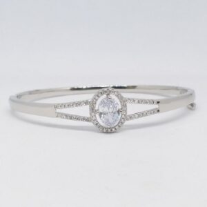 925 sterling silver diamond ladies bracelet