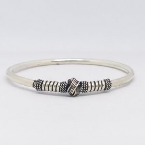 925 sterling silver antique oxidase ladies kada bracelet