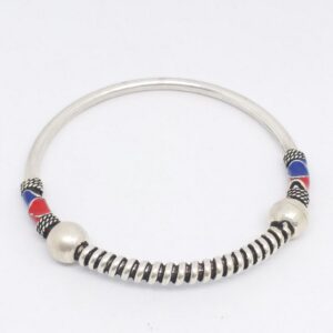 925 sterling silver antique kada ladies bracelet