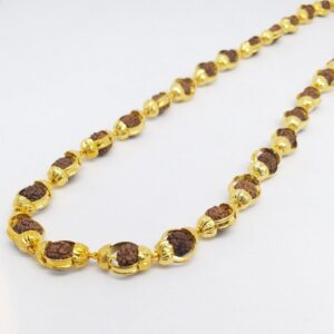 22 kt 916 gold rudraksh mala gents