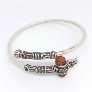 925 sterling silver shiva gents oxidase kada