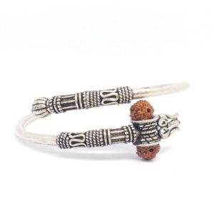 925 sterling silver shiva gents oxidase kada