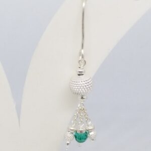 925 sterling silver hanging bali type tops with latkan