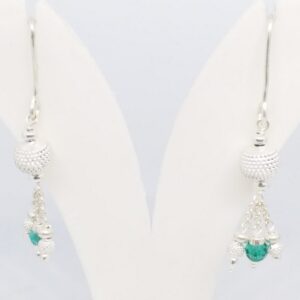 925 sterling silver hanging bali type tops with latkan
