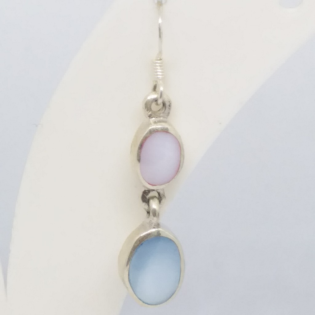 925 sterling silver hanging bali type tops multi colour tops - Image 2