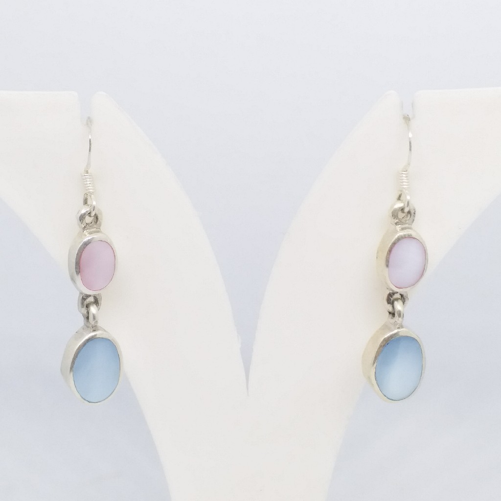 925 sterling silver hanging bali type tops multi colour tops