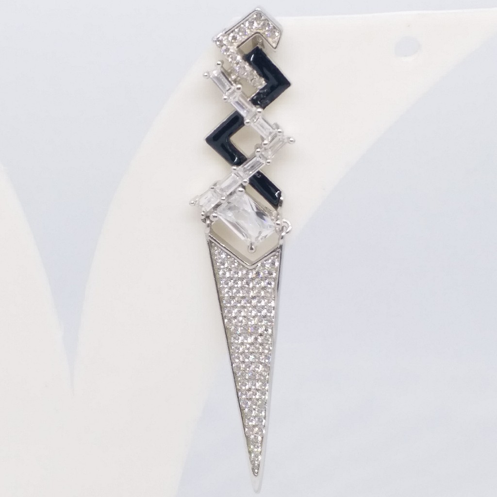 925 sterling silver diamond meena long top