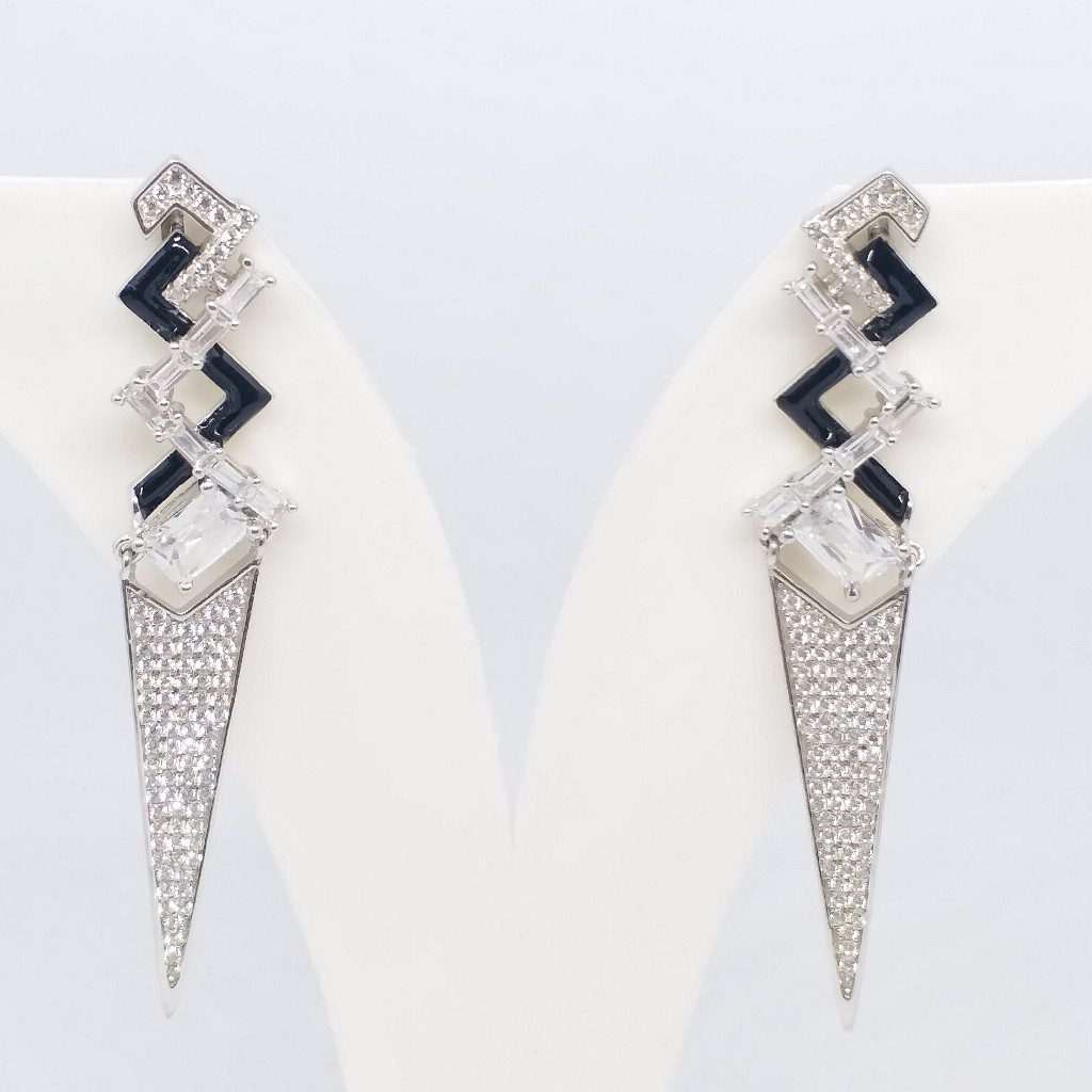 925 sterling silver diamond meena long top