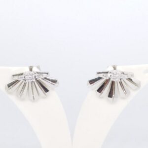 925 sterling silver diamond top