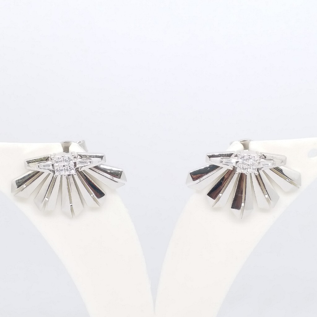 925 sterling silver diamond top